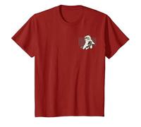 Avatar: The Last Airbender Appa Flying Small Pocket Logo T-Shirt, Kinder, Cranberry, 116
