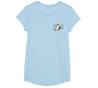 Avatar: The Last Airbender Appa Flying Small Pocket Logo T-Shirt, Mädchen, Himmelblau, L