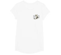 Avatar: The Last Airbender Appa Flying Small Pocket Logo T-Shirt, Mädchen, Weiß, M