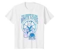 Avatar: The Last Airbender Order of The White Lotus Iroh T-Shirt, Kinder, Weiß, 98