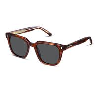 AVAWAY Mode Polarisierte Sonnenbrille Herren UV Schutz Retro Vintage Acetat Rahmen Quadrat Brille für Fahren Angeln