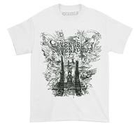 Avenged Seven Fold Herren Avenged Sevenfold Land of Cain T-Shirt, Weiß (Weiß Weiß), XXL
