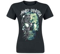 Avenged Sevenfold Cyborg Skull Girl-Shirt schwarz XL