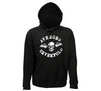 Avenged Sevenfold Death Bat Logo Kapuzenpullover XXL Schwarz