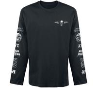 Avenged Sevenfold Logo Langarmshirt schwarz in L