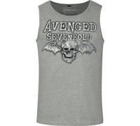 Avenged Sevenfold Logo Tank-Top grau in S