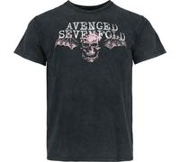 Avenged Sevenfold Skeleton Tour T-Shirt schwarz in M
