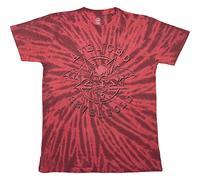 Avenged Sevenfold T Shirt Pent Up Band Logo Nue offiziell Unisex Rot Dip Dye L