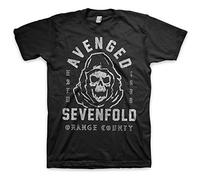 Avenged Sevenfold - T-Shirt # Xl Unisex Black # So Grim Orange County
