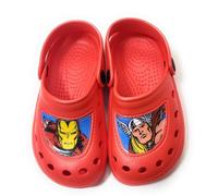 Avengers Clogs für Kinder | Avengers Marvel Clogs für Strand oder Pool | Clogs mit Avengers Marvel Bild (Rot, EU Schuhgrößensystem, Kleinkind, Numerisch (von/bis), M, 32, 33)