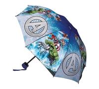 Avengers Kurzer Regenschirm, faltbar, 52 cm, Handbuch, Farbig, único, Lässig