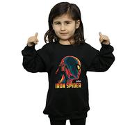 Avengers Mädchen Infinity War Iron Spider Character Sweatshirt Schwarz 7-8 Years