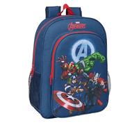 Avengers Schulrucksack für Kinder, Kinderrucksack, anpassbar an Kinderwagen, ideal für Kinder im Schulalter, bequem und vielseitig, Qualität und Widerstandsfähigkeit, 33 x 14 x 42 cm