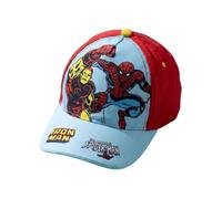Avengers Spiderman Kinderkappe mit Schirm - Bequeme, atmungsaktive und leichte Avengers Spiderman Kinderkappe, verstellbare Sommerkappe, Sonnenschutz für Strand, Pool und Wandern