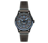 AVI-8 Flyboy Airmaster GMT Herren Automatikuhr 40mm mit Lederband AV-4128
