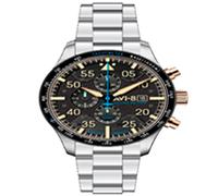 AVI-8 Hawker Hurricane 90th Anniversary Chronograph AV-4130-22 - Herren - 45 mm - Quarz