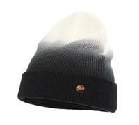 Avilego Wintermütze für Damen, Farbverlauf, Strickmütze, warme Beanie-Mütze, schwarz, Einheitsgröße