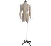AVLSO Weiblich Schaufensterpuppe Nähen Mannequin Stand mit flexiblen Armen, Halbe Skala Kleid Form für die Herstellung von Kleidung(L-84)