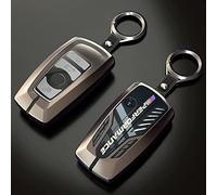 AvryLuky Legierung Auto Schlüsselgehäuse Ringe Abdeckung Halter für BMW 1 3 5 7 Serie 525li 530 F48 X1 X2 X3 X4 X5 X6 Classic Engine Head Concept (B-Style Glod)