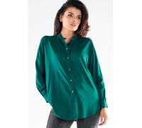 Awama Bluse in Grün - Größe L/XL | Damen Blusen