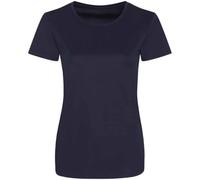 AWDis Damen Cooles, glattes T-Shirt, French Navy, Large