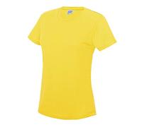 JC005 Just Cool Damen Sportshirt Trainingsshirt T-Shirt Sun Yellow S