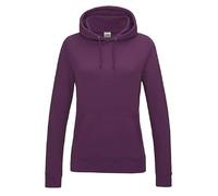 AWDis Damen Girlie College Hoodie Gr. 46, Lila (Plum)