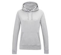 AWDis Damen Girlie College Hoodie Kapuzenpullover, Asche, 42