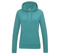 AWDis Damen Girlie College Hoodie Kapuzenpullover, Blau (Hawaiian Blue), 32