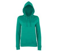 AWDis Damen Girlie College Hoodie Kapuzenpullover, Grün (Jade), 48