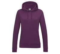 Just Hoods Damen College Hoodie JH001F plum M
