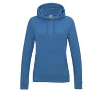 AWDis Damen Girlie College Hoodie Kapuzenpullover, Saphir, 32