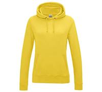 AWDis Damen Girlie College Hoodie Kapuzenpullover, Gelb (Sonnengelb), 32