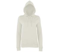 JH001F Just Hoods Damen Kapuzenpullover mit doppellagiger Kapuze Vanilla Milkshake M