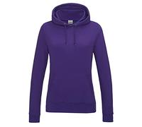 AWDis Damen Girlie College Hoodie Kapuzenpullover, violett, 38