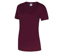 AWDis Damen Womens Cool T T-Shirt, burgunderfarben, S