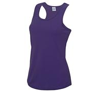 Just Cool Damen Tank Top JC015 U-Ausschnitt Violett Größe M