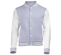 AWDis Herren Jacke grau/weiß (Heather grau / weiß) Small