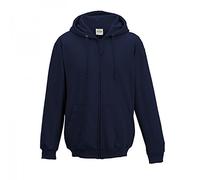 Awdis Herren Kapuzenjacke / Kapuzenpullover / Hoodie mit Reißverschluss (3XL) (Neues Marineblau)