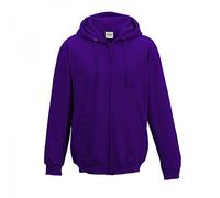 Just Hoods by AWDIS Herren Kapuzenjacke mit Reißverschluss Lila Größe L