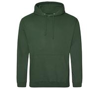 JH001 Just Hoods Kapuzenpullover College-Stil Bottle Green XL