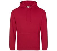 AWDis Herren Kapuzenpullover COLLEGE HOODIE, Rot (Fire Red), L