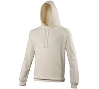 AWDis Herren Kapuzenpullover College Hoodie, Weiß, Small