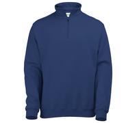 JUST HOODS SOPHOMORE 1/4 ZIP SWEAT XL NEW FRENCH NAVY