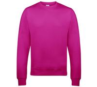 JH030 Just Hoods Pullover Sweatshirt mit Rundhalsausschnitt Hot Pink S