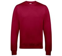 JH030 Just Hoods Pullover Sweatshirt mit Rundhalsausschnitt Red Hot Chilli XXL