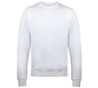 JH030 Just Hoods Pullover Sweatshirt mit Rundhalsausschnitt Arctic White XXL