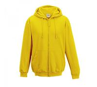 Just Hoods by AWDIS Herren Zoodie Kapuzenpullover JH050 Gelb (Sonnengelb) L
