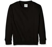 AWDis Jungen Kids Sweatshirt, Schwarz (Tiefschwarz), X-Large