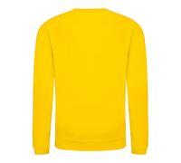 JH030K Just Hoods Kinder Pullover Sweatshirt mit Rundhalsausschnitt Sun Yellow 3/4 (XS)